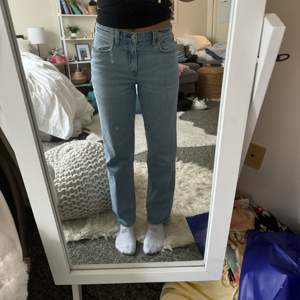 Abercrombie Curve Love Midrise Straight